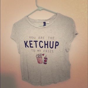 Cute Small Grey Crop Top ❤️